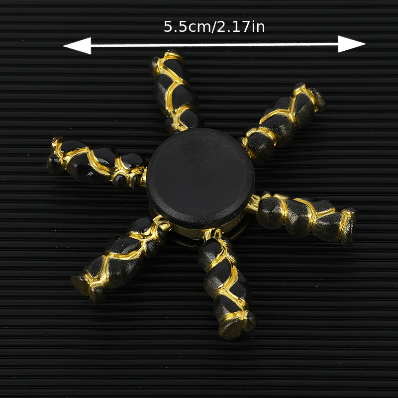 Mini Colorful Fidget Spinner Metallic Spin Ideal for Focus