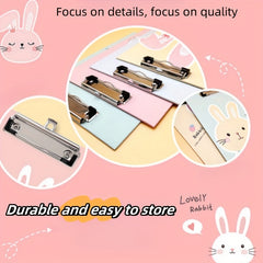 Wooden Cartoon A4 Clip Folder for Office Supplies