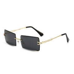 RZ1421 Frameless Square Cut Sunglasses
