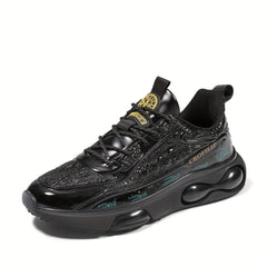 Men's Shock-Absorbing Running Shoes Non Slip Lace Up Sneakers