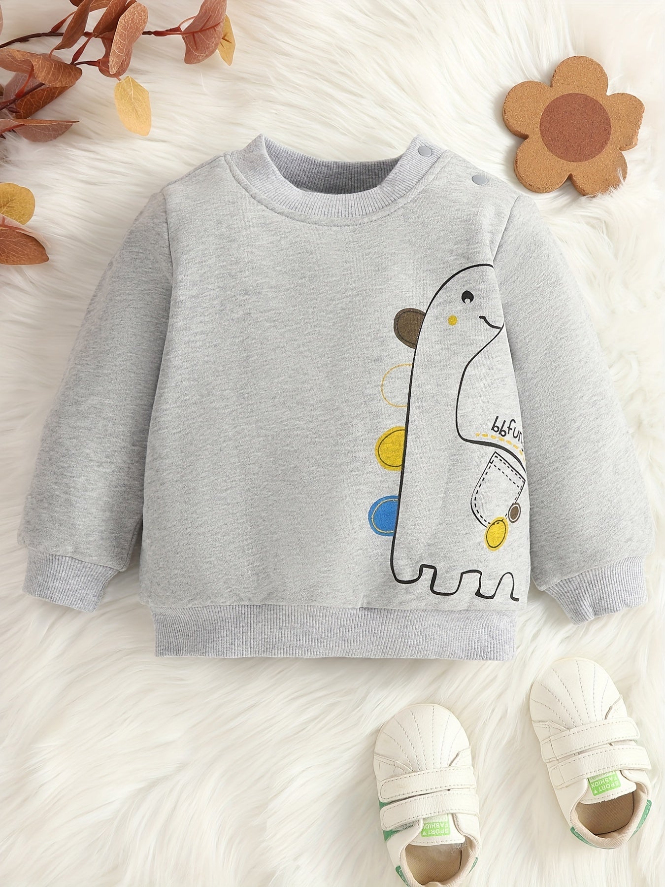 Boys Cartoon Sweatshirt Long Sleeve Pullover