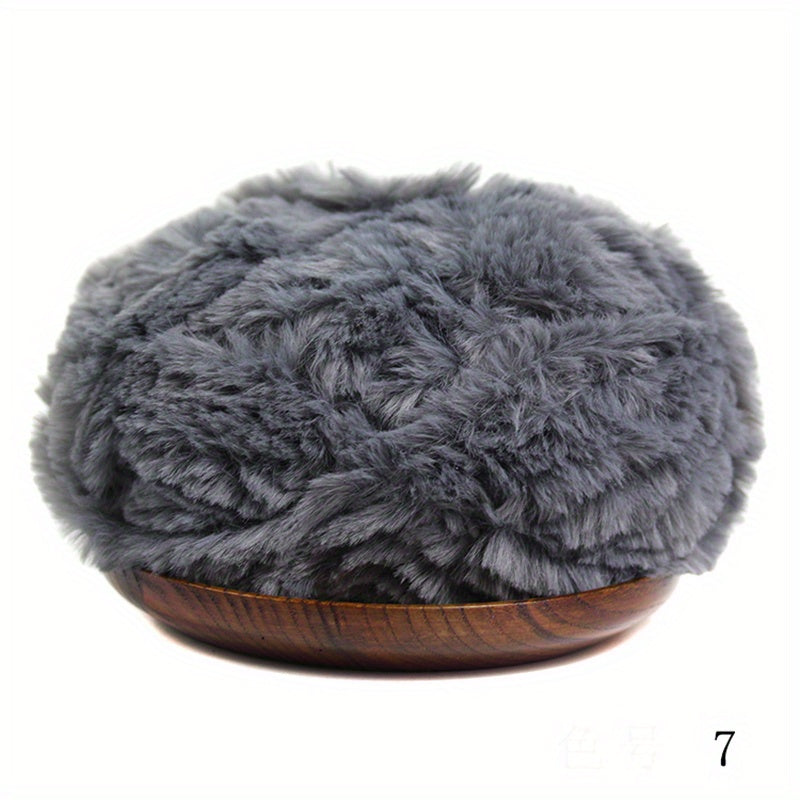3pcs High/Low 100% Polyester Crochet Fur Yarn DIY Knitting Crocheting 50g