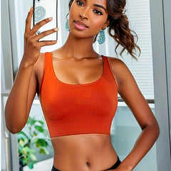 Adjustable Wirefree Yoga Sports Bra Quick Drying