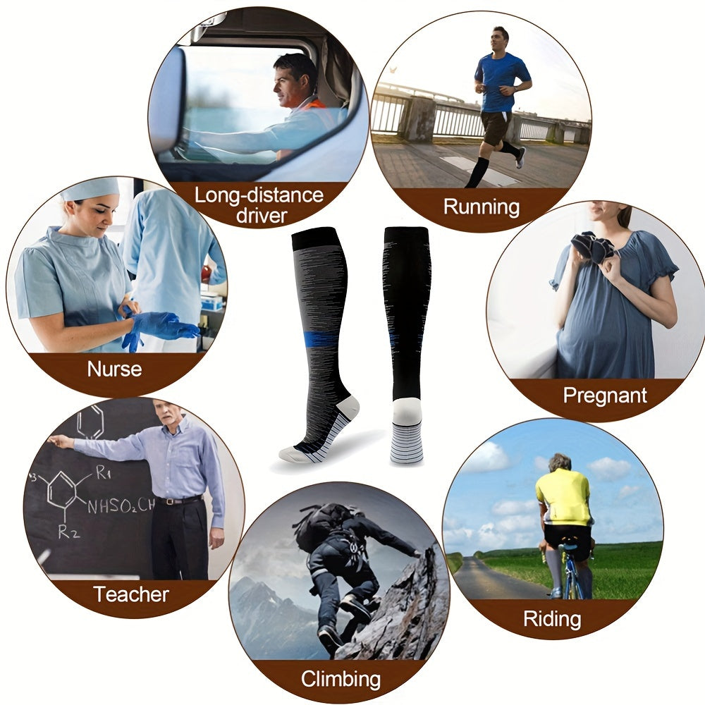 Compression Socks for Men Women - Medical Nursing Sports Socks