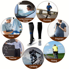 Compression Socks for Men Women - Medical Nursing Sports Socks