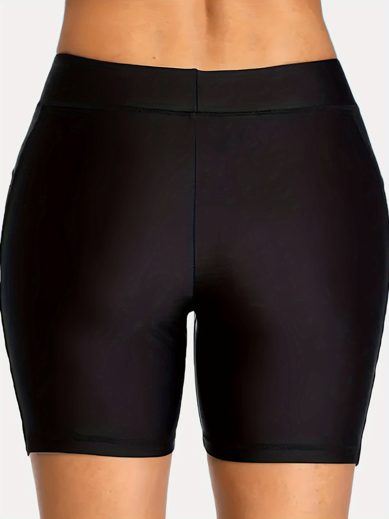 Women's Plus Eyelet Embroidered Stretchy Biker Shorts