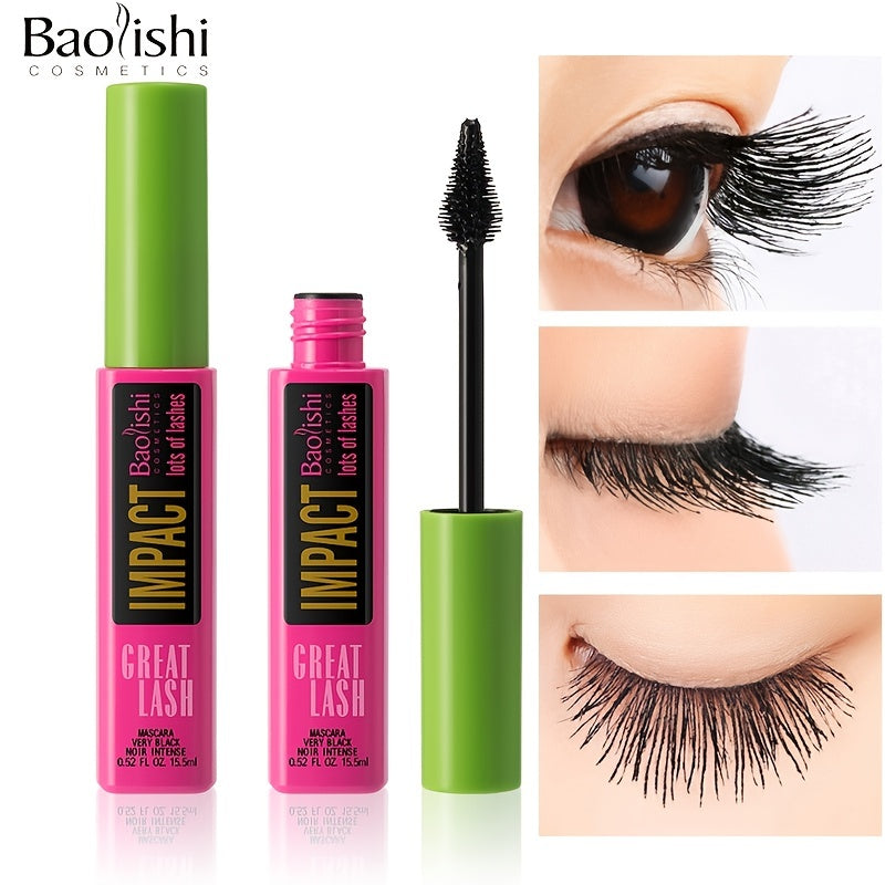 Long Lasting 4D Silk Fiber Mascara Waterproof Lengthening and Volumizing