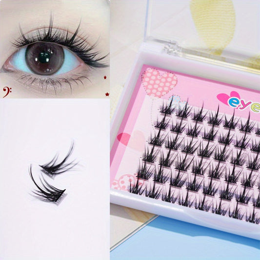 Fairy Style Cluster Eyelashes 6 Lengths 72 Clusters