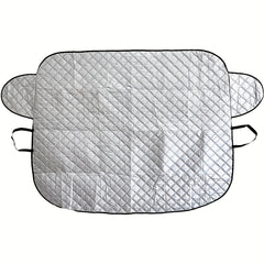 Large Thick Car Windshield Snow Cover 4-Layer Protection Anti-Freeze Ice Removal