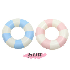 2pcs Pink Checkered Adult Retro Plaid Swim Rings Inflatable Pool Floats