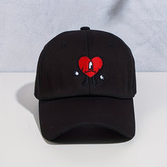 Embroidered Baseball Cap Men's Casual Sunscreen Peaked Cap