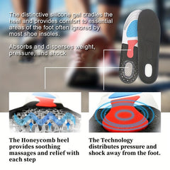 Cuttable Insoles Relieve Foot Discomfort Comfortable Sole Care Insoles
