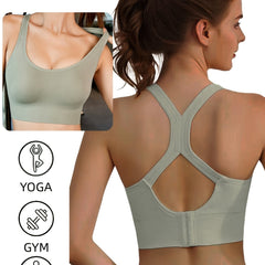 Women's Hollow Back Yoga Sports Bra