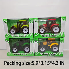 Toy Car Farm Tractor Puzzle Boy Toy Car Packaging Gift