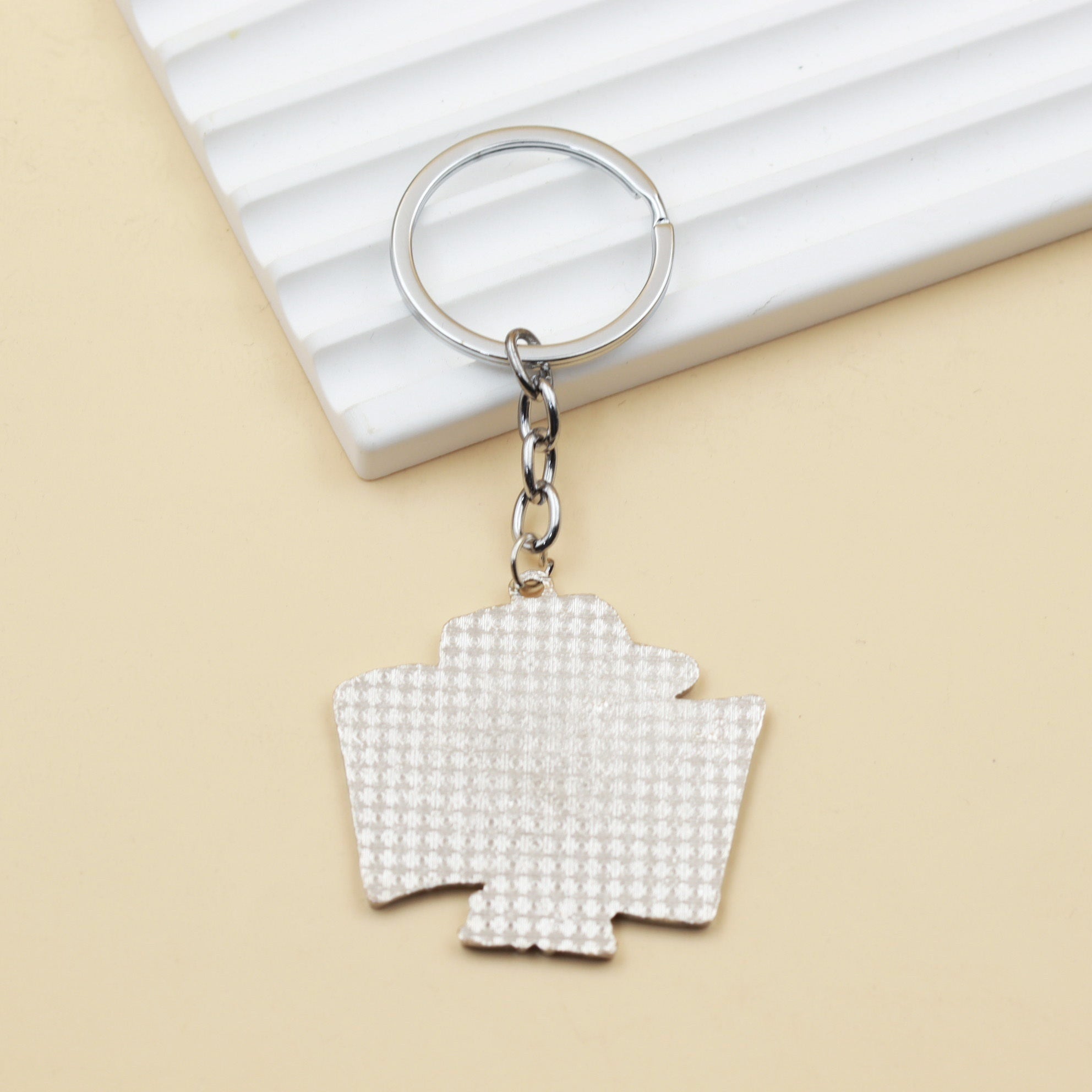 Cartoon Cowboy Keychain Enamel Alloy Backpack Ornament Key Holder