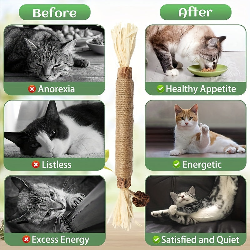 5pc Chew Sticks for Teeth Cleaning & Play Pet Supplies for Indoor Cats