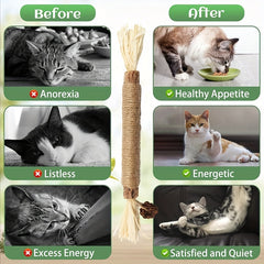 5pc Chew Sticks for Teeth Cleaning & Play Pet Supplies for Indoor Cats