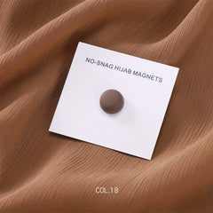 Macaroon Candy Hijab Magnetic Pins Frosted Strength Magnetic Buttons