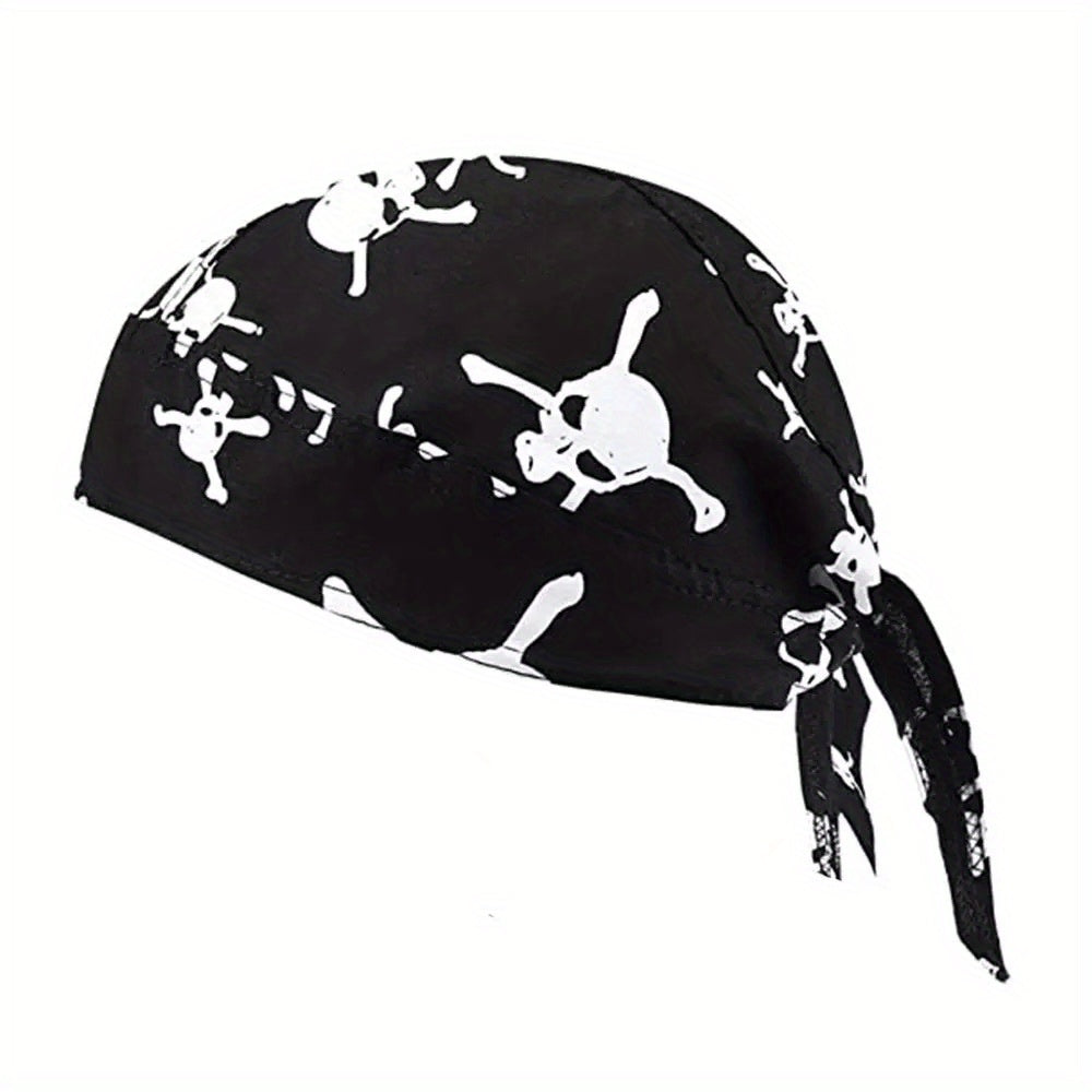 Unisex Breathable Head Wrap Pirate Hat for Outdoor Riding