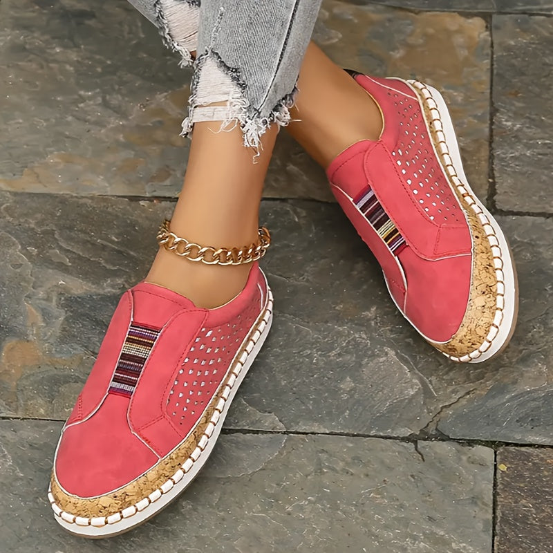 Women's Casual Slip On Loafers Soft Sole Walking Sneakers