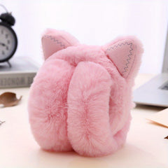 Foldable Large Cat Head Earmuffs Warm Ear Warmer