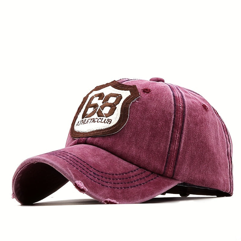 Vintage Distressed Dad Hat Embroidery Patch Baseball Cap