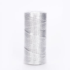 100M Golden Silvery Tag Wire Non elastic Line Ribbons For Flower Wrapping