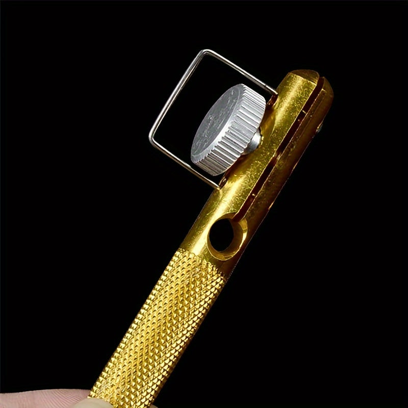 1pc Golden Manual Hook Tying Durable Knotting Fishing Tackle Fishing Accessory