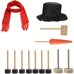 Christmas Snowman Dress up Set Winter Christmas Toy