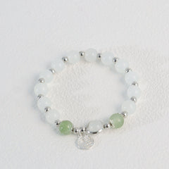 Artificial Jade Blessing Bracelet for Good Fortune, Ideal Gift