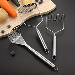 Stainless Steel Potato Masher with Non Slip Handle