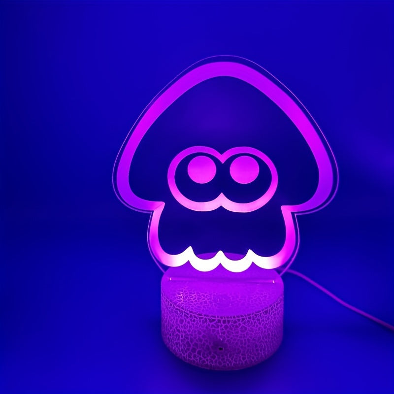Octopus Home Decor Lamp Cartoon Bedroom Decoration