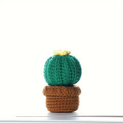 4pcs Love Potted Cactus DIY Crochet Kit Complete Accessories