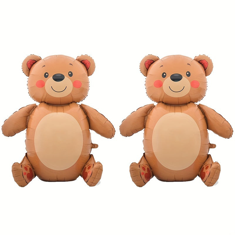 1pc Huge Sitting Bear Balloon Aluminum Film Sitting Balloon