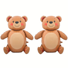 1pc Huge Sitting Bear Balloon Aluminum Film Sitting Balloon