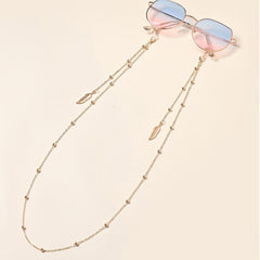 Leaf Pendant Glasses And Face Mask Accessory Metal Chain Glasses Chain