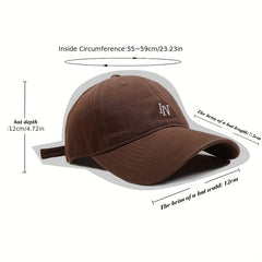 Embroidery Casual Baseball Cap Lightweight Sun Hat Adjustable Unisex Sports Dad