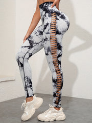 Tie Dye Workout Leggings Women Yoga Gym Athletic Pants