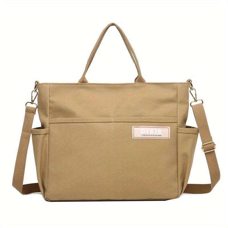 Mommy Diagonal Bag Canvas Large Capacity Portable Messenger Bag