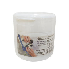 50pcs Pet Oral Health Silicone Fingertip Toothbrush for Dogs and Cats