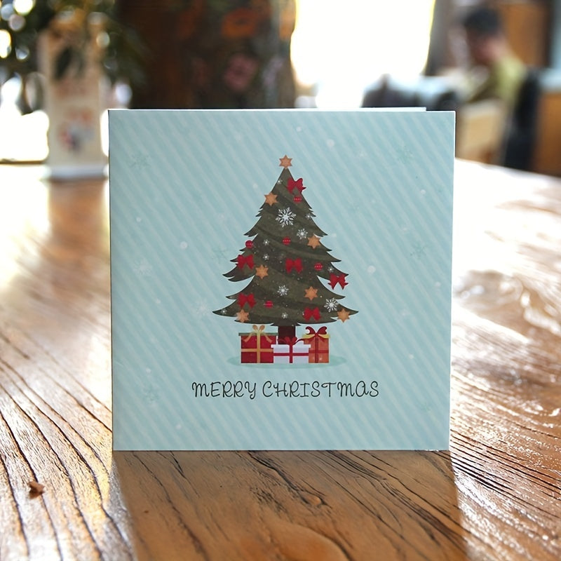 3D Christmas Greeting Card Handwritten Message Creative Gift