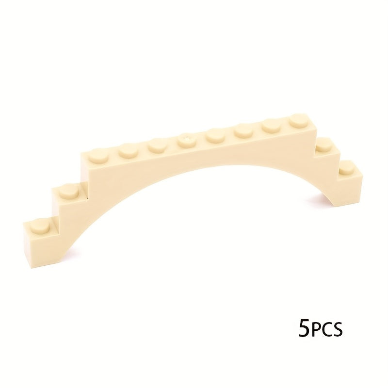 5pcs Small Particle Bridge Building Blocks with Arch Bricks