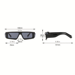 Small Frame Square Outdoor Sports Sunglasses for Men