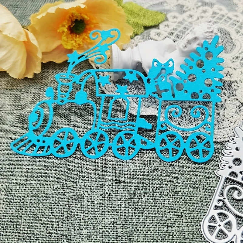 1pc Christmas Train Metal Cutting Dies Stencil for DIY Scrapbooking