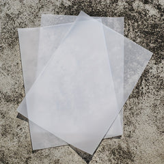 50pcs Sulfate Paper for Sketching, Drawing, Rubber Stamp Making - A5 A4 A3 Sizes