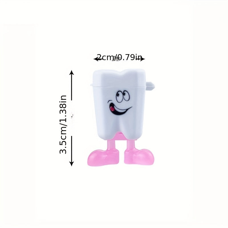 Cute Teeth Collection Box for Kids' Souvenirs - Set of 10