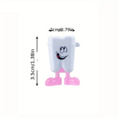 Cute Teeth Collection Box for Kids' Souvenirs - Set of 10