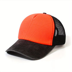 Washed Cowboy Baseball Cap for Spring and Summer
