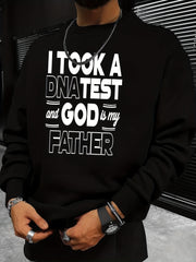 God Is My Father Sweatshirt Men's Graphic Pullover Sweats