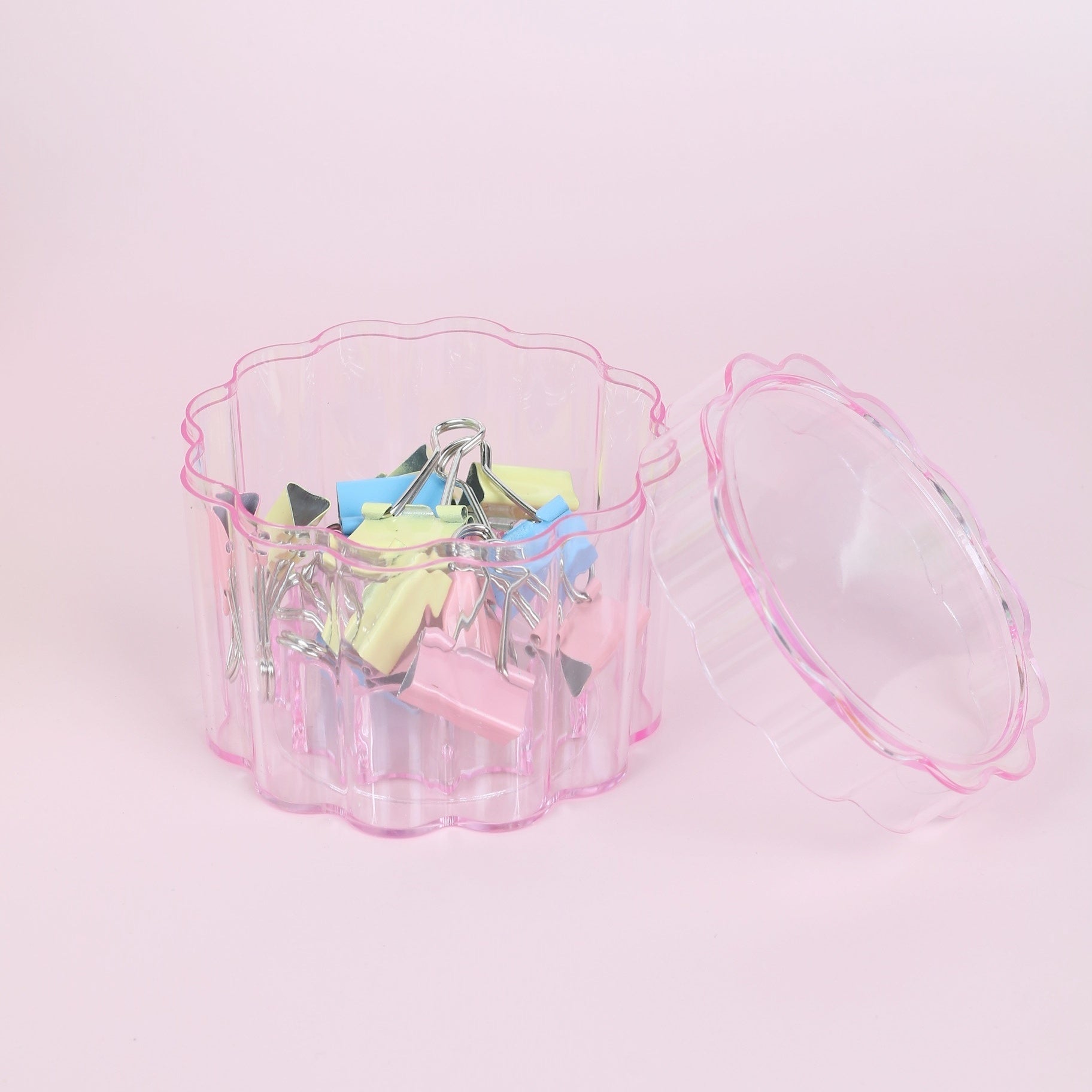 Clear Storage Box Container Organizer for Jewelry Makeup Accessories